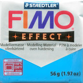 7 Panetti fimo effect 56gr numero 374 BLU TRASPARENTE