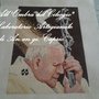 Quadro a punto croce "Papa Giovanni Paolo II"