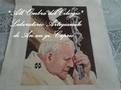 Quadro a punto croce "Papa Giovanni Paolo II"