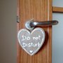 Cuore double face "Do not disturb"