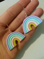 orecchini arcobaleno -  rainbow earrings