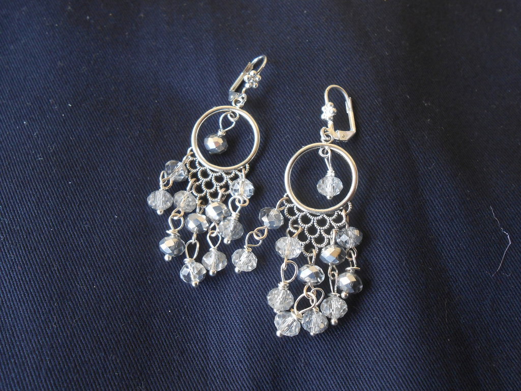 Orecchini sophia con cristalli - Rosantica - Donna