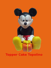 Topper Cake in Pasta di Zuccchero realizzato a mano