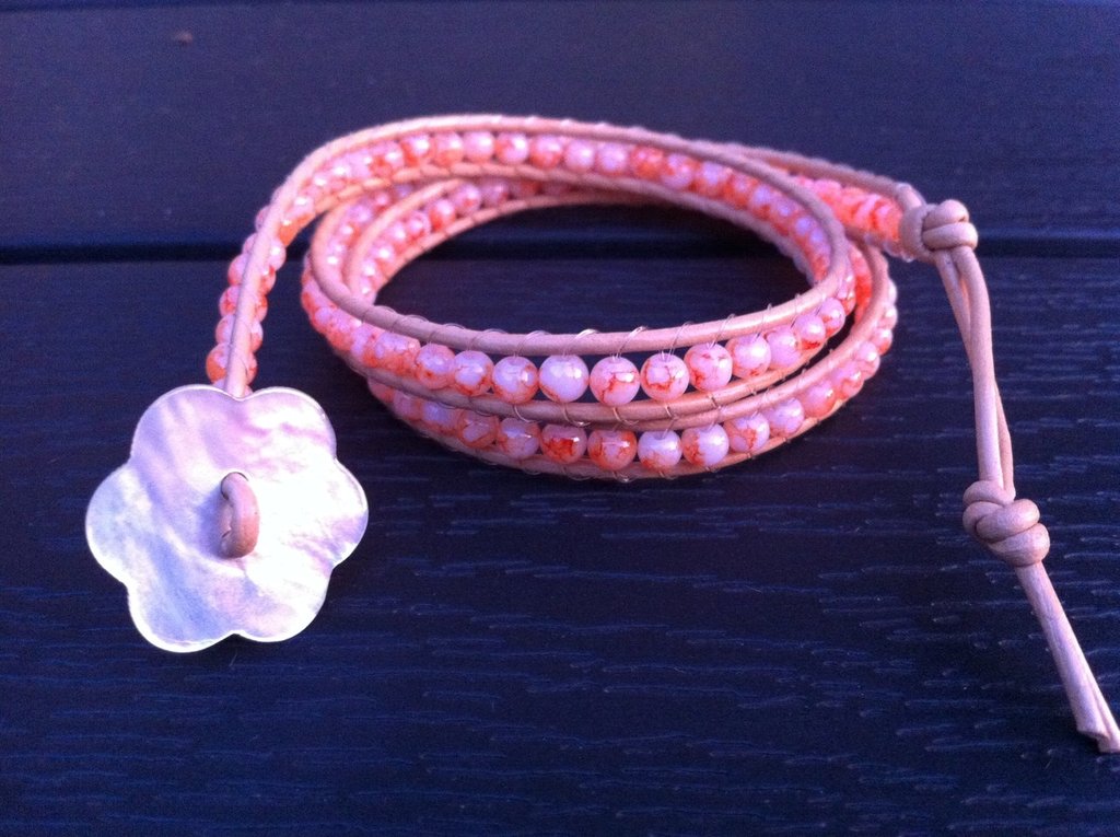 Braccialetto Tribale Tibetano Multifilo In Pelle Per Uomo E Donna Con