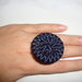 anello bottone blu!