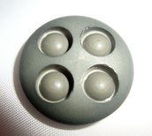 anello bottone grigio!