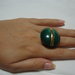 anello bottone verde!
