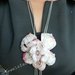 Collana con fiore di magnolia Sospeso Trasparente