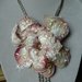 Collana con fiore di magnolia Sospeso Trasparente