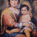 quadro capoletto madonna con bambino olio su tela 