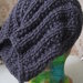 Scaldacollo / cappello lana viola
