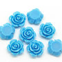 cabochon rose piatta color azzurro 14x6 mm