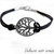 bracciale albero della vita in argento tibetano cordino nero