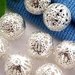 10 perle in filigrana 10 mm dia silver