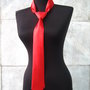 Cravatta signore rosso 