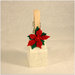 Molletta decorativa chiudi pacco/biglietto o per calendario avvento - Natale