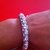 Bracciali in macramè con catena di strass