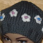 cappellino bimba con fiorellini