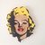 Marilyn Monroe orologio da muro/ perete wall clock moda moderno in legno