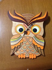 orologi gufi da parete femmina o maschio wall clock owl