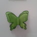 1 maxi charm farfalla verde 40x46mm