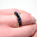 Anello con lapis lazuli in oro 14kt