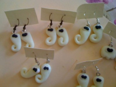 Orecchini A Clip Halloween A Forma Di Zucca E Fantasma - In Acciaio Inox Con Sacchetto Di Velluto