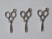 8 charms forbici chiuse 30x14mm