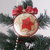 Medaglione natalizio decorato a mano