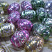 23 Perline Foro Grande in Alluminio inciso Mix di colori