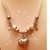 Collana grigio perla in lycra con ciondoli e cuore  MODA 2013 idea regalo!UN OMAGGIO X VOI!