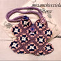                                               borsa di lana a piastrelle crochet country