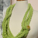 Sciarpa-collana-scaldacollo verde a crochet- I colori dell'autunno