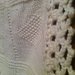 scialle in lana di colore bianco 