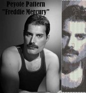 Schema peyote per bracciale "Freddie Mercury"