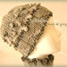 Cappello e  Scaldacollo - "Gocce di pioggia" - Completo di accessori di lana, fatto a mano, ai ferri.