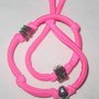 bracciale lycra rosa fluorescente 
