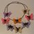 Coffee butterfly necklace - Collana con cialde Nespresso e coloratissime farfalle