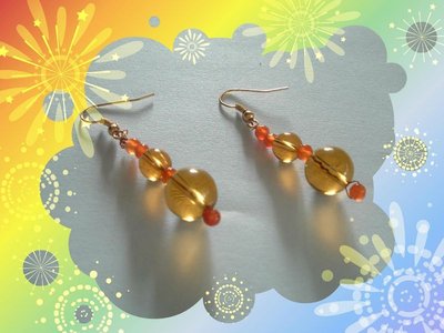 Orecchini Bollywood Arancio Orecchini Bollywood Arancio