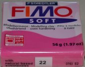 FIMO SOFT ROSSO LAMPONE N. 22