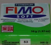 FIMO SOFT VERDE TROPICALE N. 53