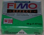 FIMO EFFECT VERDE GLITTER N. 502