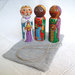 Tre Re Magi Natale natività presepe Sacra Famiglia bambola statuetta figurina