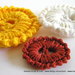 Bottoni a 2 fori da fare a crochet - uncinetto - Pattern schema PDF