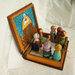 Natività presepe Sacra Famiglia caso scatola libro bambola statuetta figurina