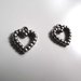 Charm cuore argentato 15x16 mm