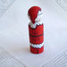 Babbo Natale San Nicola giocattolo bambino rosso bambola statuetta figurina
