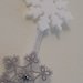 Decorazione Natalizia: ghirlanda con fiocchi di neve
