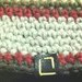 cappello unisex in lana a righe fatto a mano all'uncinetto C002