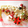 Collana "Natale 2013 Babbo Natale e co" fimo cernit kawaii 